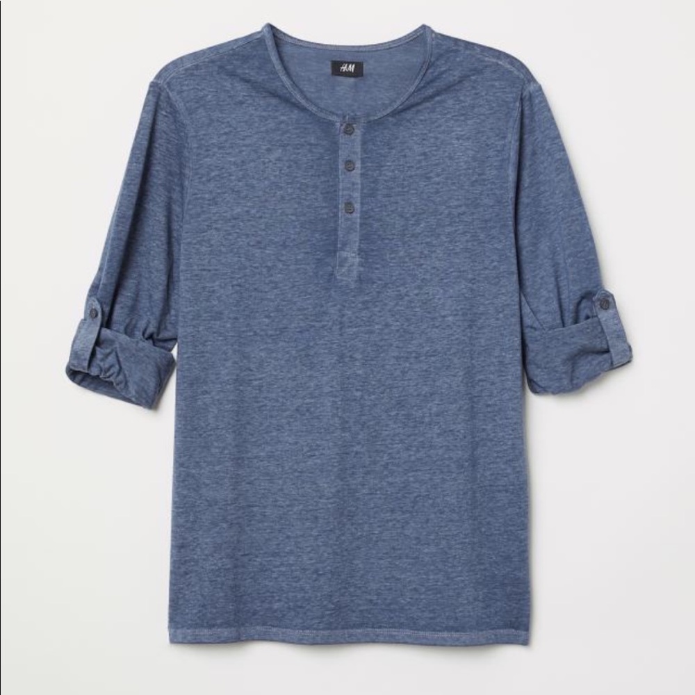 Navy blue 3/4 length foldable sleeves